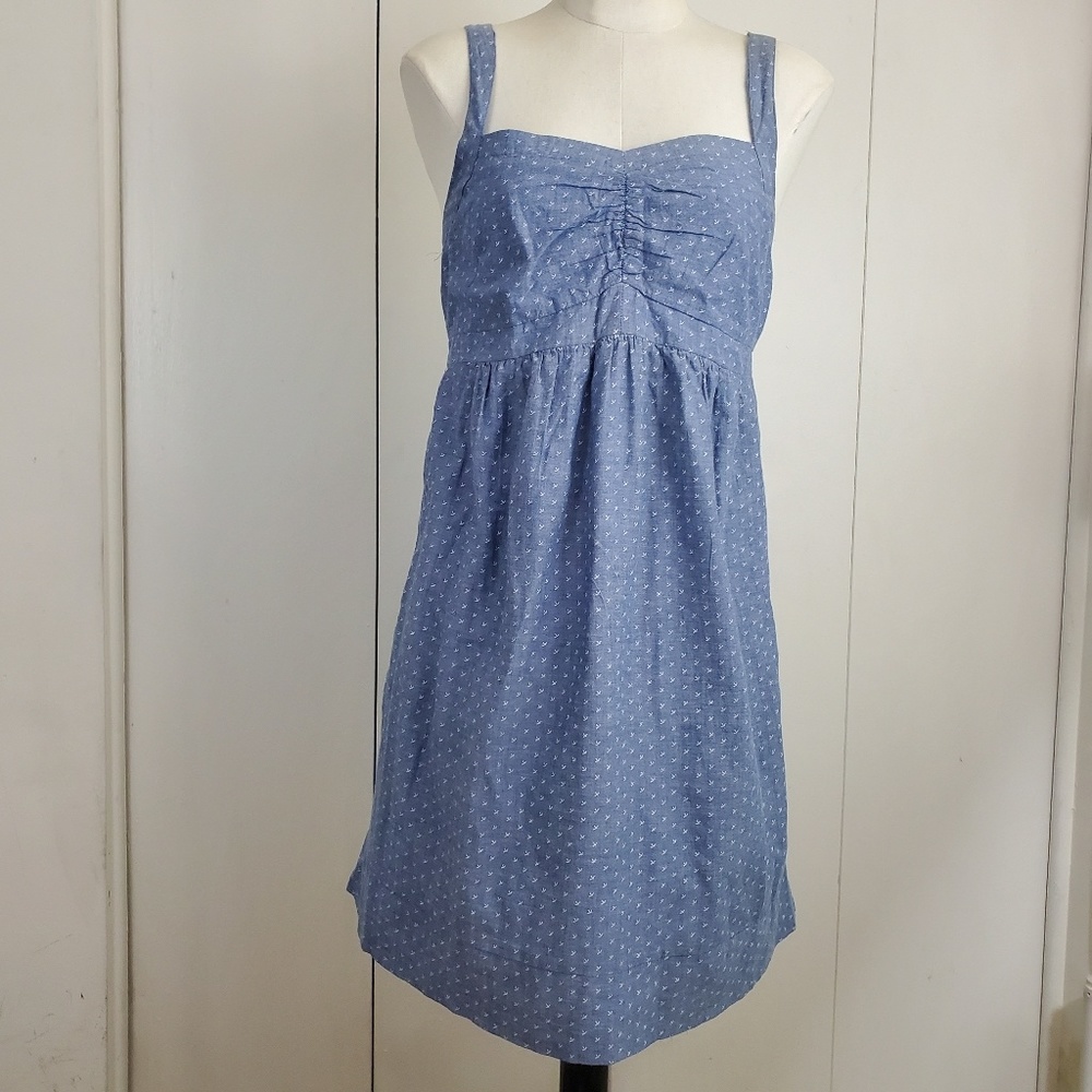Blue Motherhood Maternity Dress Small
